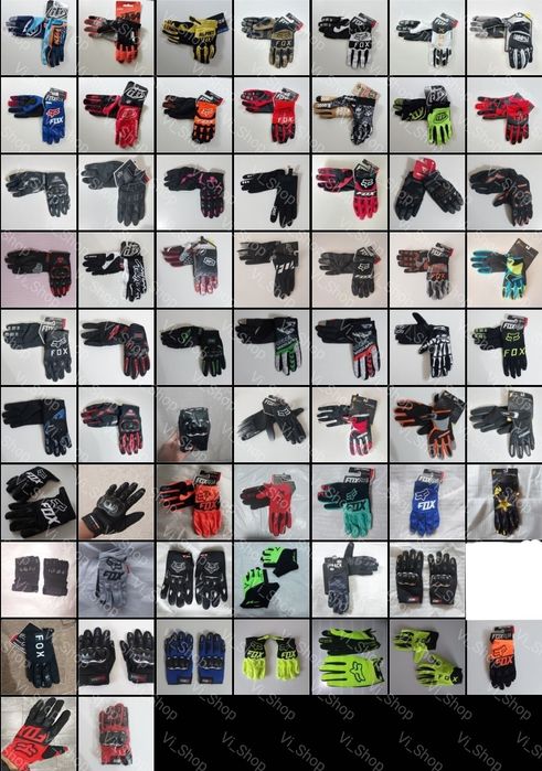 Моторукавиці Мотоперчатки Рукавиці для мото перчатки Fox велорукавиці