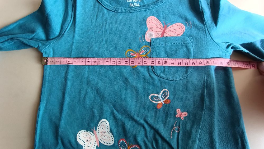 Кофта Carters 3t для дівчинки лонгслів футболка