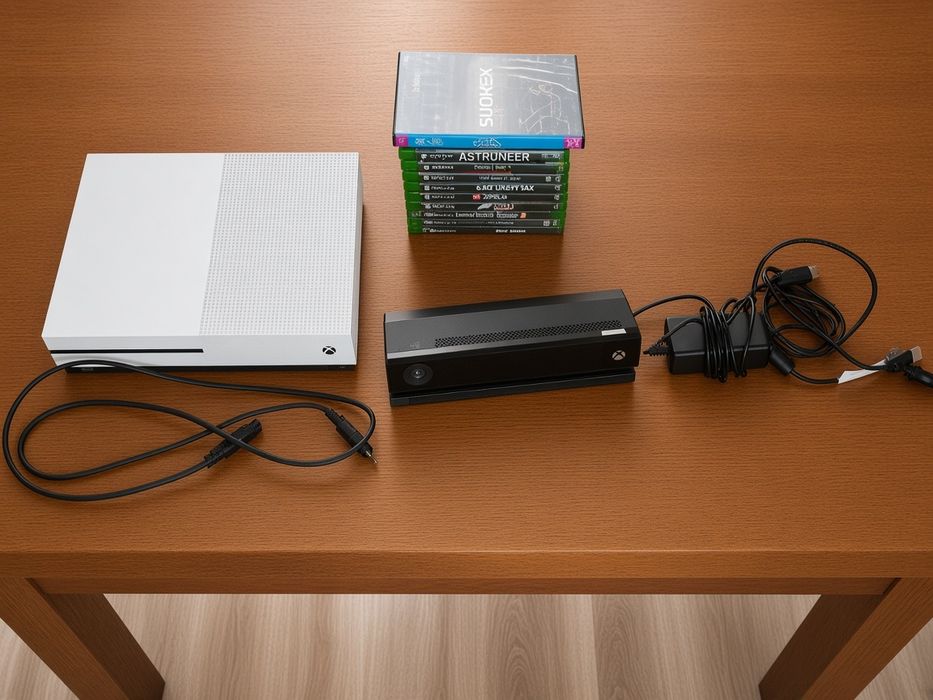 Xbox one s 1tb + Kinect + 11 gier + pad