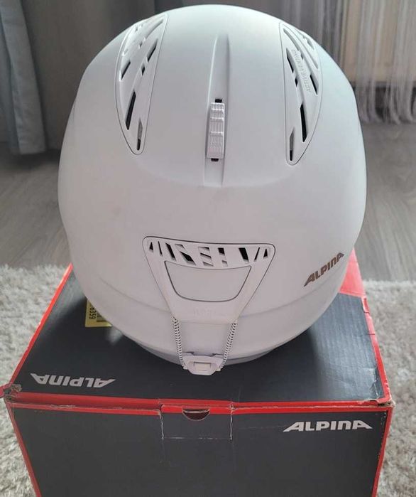 Kask narciarski Alpina Grand Lavalan White Prosecco Matt  L 57-61cm