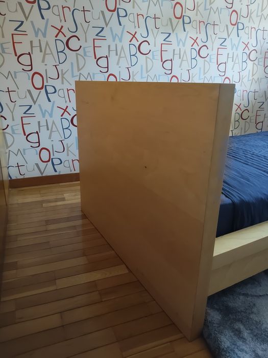 Cama Malm 90 x200 Bétula