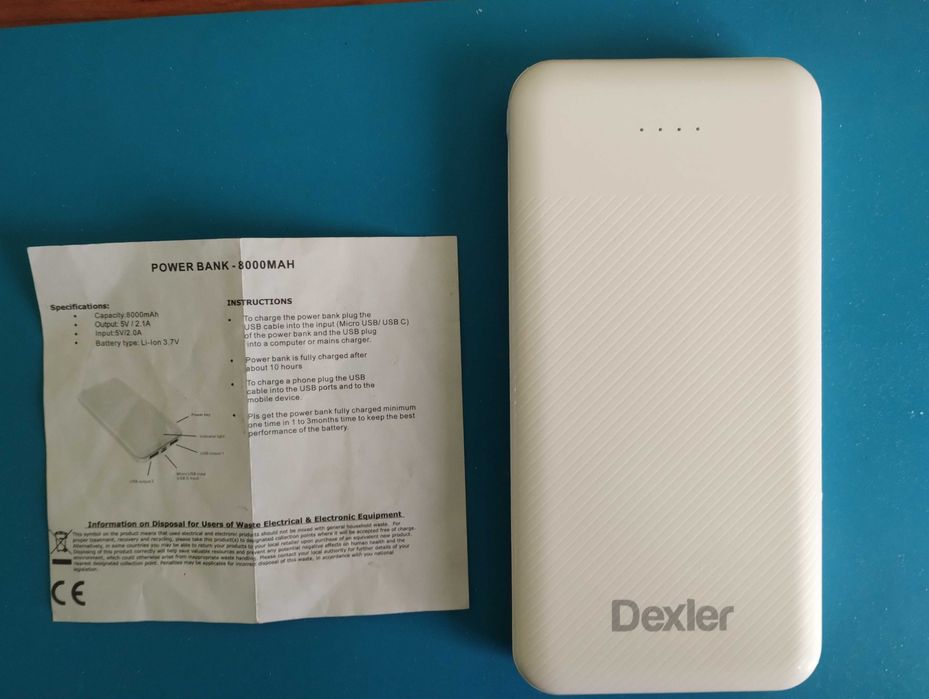 Повербанк Dexler 8000 mAh