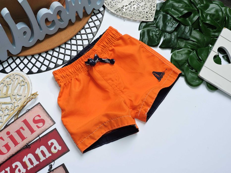 Rebel - letnie szorty neon , łódka r 80