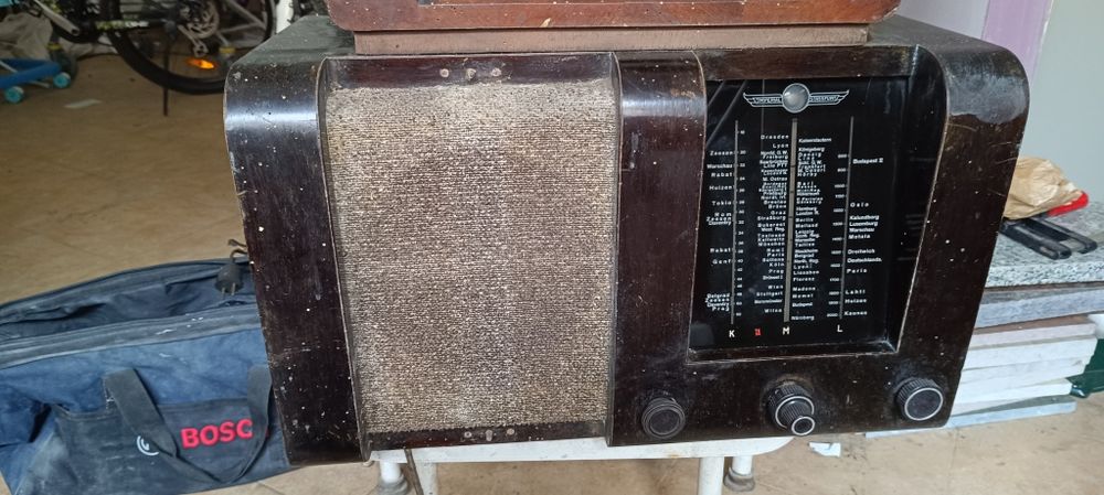 Stare radio lampowe Stassfurt Imperial