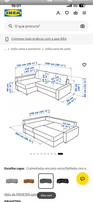 Vendo sofa cama IKEA