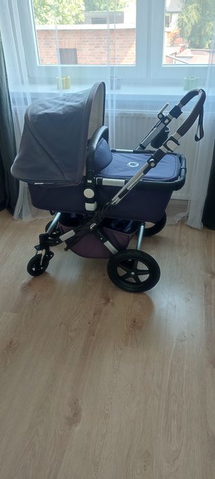 Bugaboo Cameleon 3 navy grantowy śpiworek, mufka, gondola, spacerówka