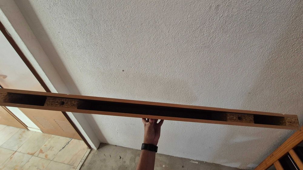 Prateleira de Parede Flutuante Castanha Escura