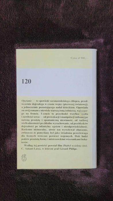 Kisążka: "Opętanie", Raymond Radiguet