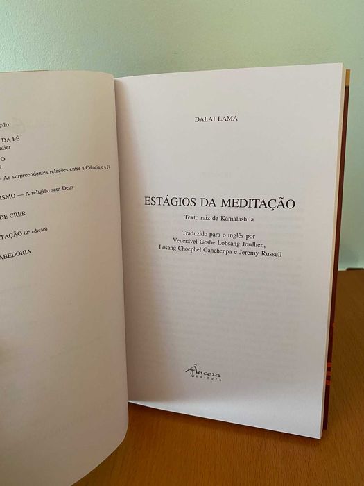 Estágios da Meditação - Dalai Lama