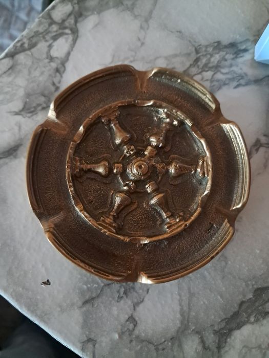 Popielniczka stara z mosiądzu
