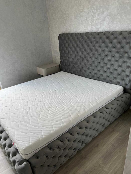 Nowe łózko pikowane 180x200 z nowym materacem super okazja