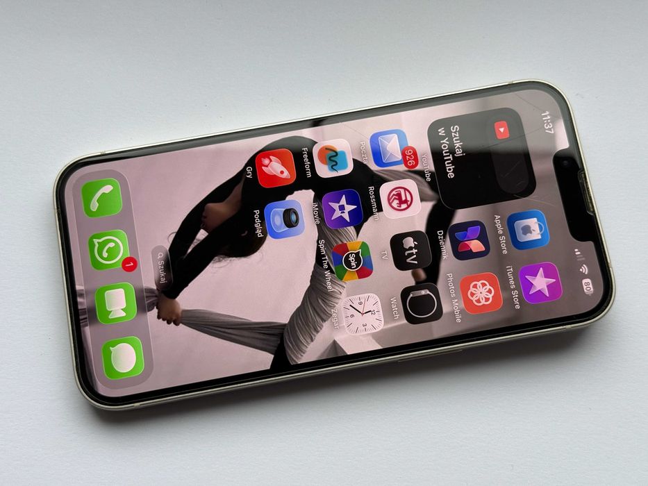zadbany Apple iPhone 14 128 gb komplet bez locka