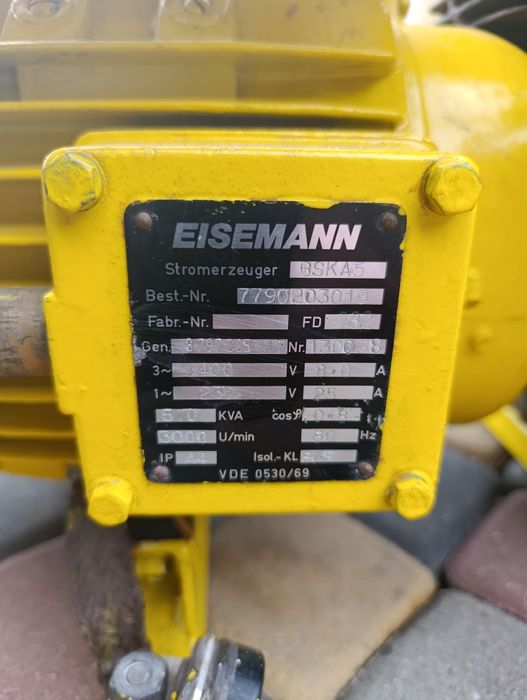 Agregat prądotwórczy Eisemann/Bosch