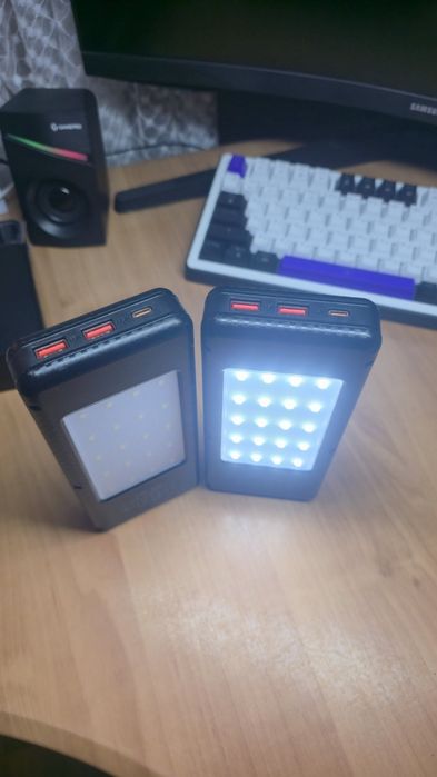 Повербанк швидка зарядка 22w безпровідна 15w-22wна акумулятор  18650 тера 1300грн 1700грн