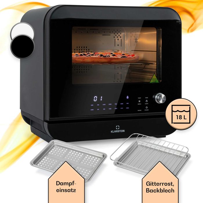 Аэрофритюрница Паровая печь аэрогриль пароварка Klarstein Vita Pro