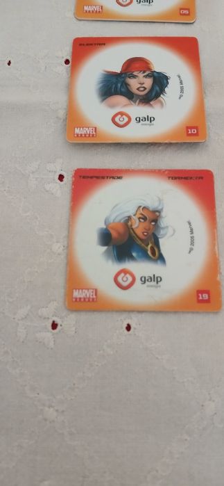 Cromos Holográficos  - Heróis da Marvel