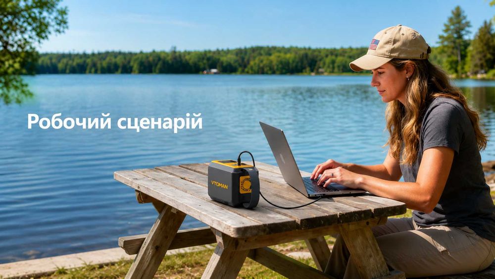 VTOMAN JUMP 100 зарядна станція/Power Bank 100Вт