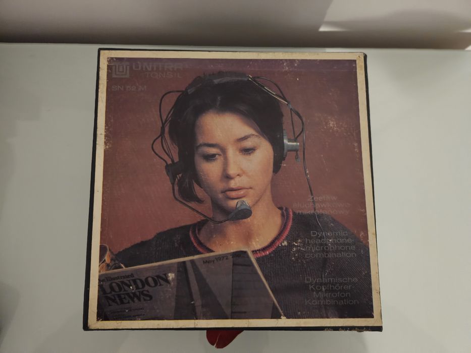 Słuchawki Unitra Tonsil SN-52 z mikrofonem