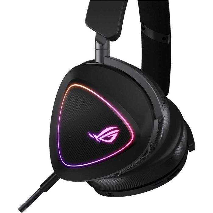 Навушники з мікрофоном ASUS ROG Delta II Black (90YH03W0-BHUA00) | Ігрова гарнітура ПРЕМІУМ