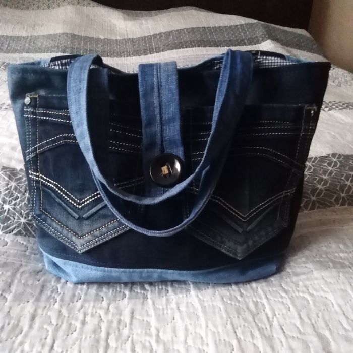 Torebka damska patchworkowa handmade