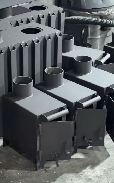 буржуйка в гараж піч котел булерьян опалення на дровах металева буржуй