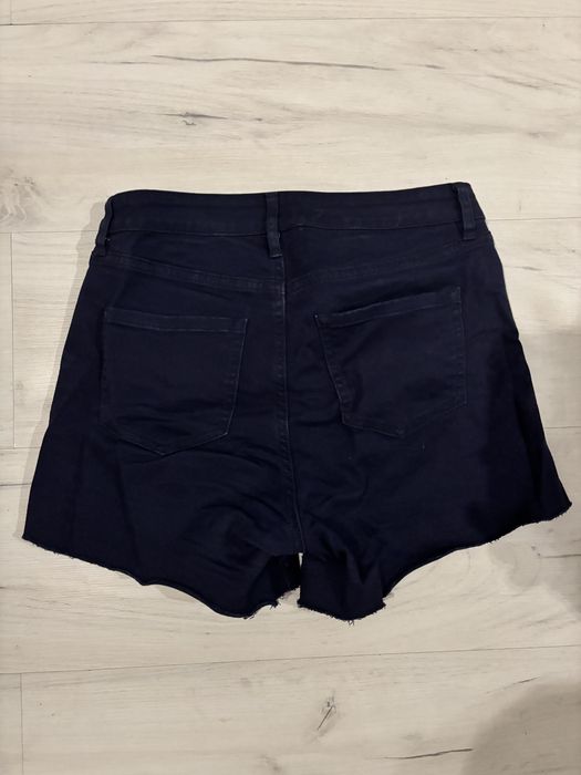 H&M szorty spodenki krótkie granatowe 34 XS