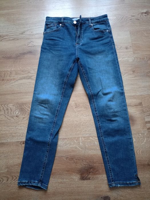 Jeansy damskie Reserved L niebieskie