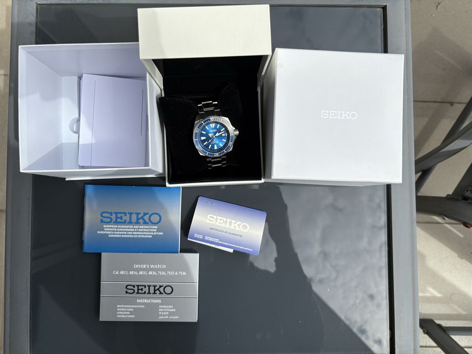 Seiko Prospex Samurai Save The Ocean SRPD23K1 Automat Full Set