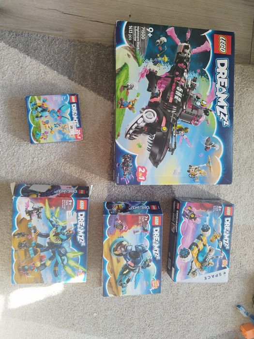 Pudełko po Logo puste pudełka po LEGO Speed City Ninjago Dreamzzz