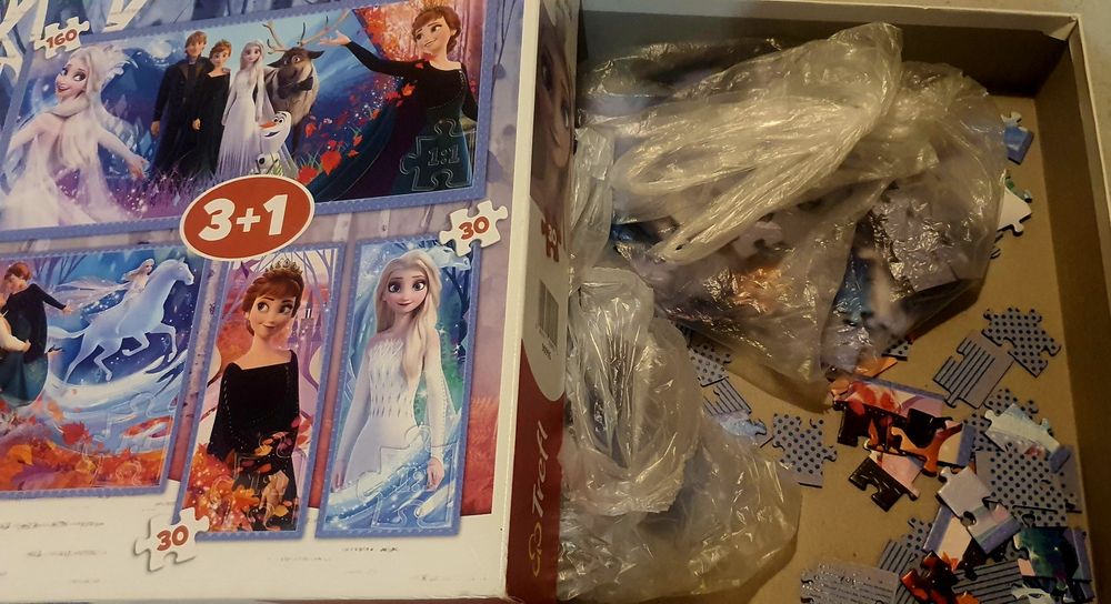 5 zł Puzzle Frozen Kraina lodu Monster High zwierzątka Warszawa