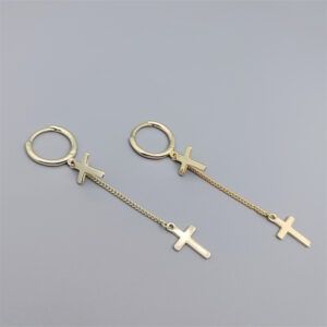 сережки медицинське золото хрести хрестики готика