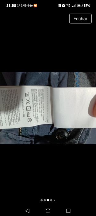 Calça Salsa Slim fit tam. 36