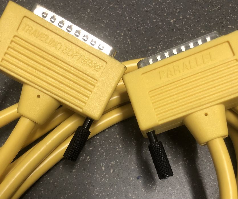 • Kabel DB25 M-M Male-Male Męski-Męski | Crossover Null-Modem Null-Printer | PC-to-PC Direct Transfer | Traveling Software Parallel LapLink