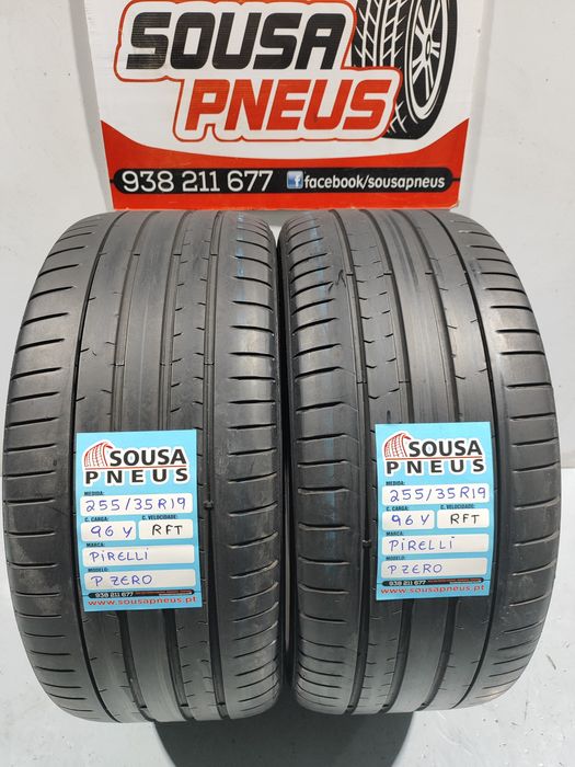 2 pneus semi novos 255-35R19 Pirelli RFT - Oferta dos Portes