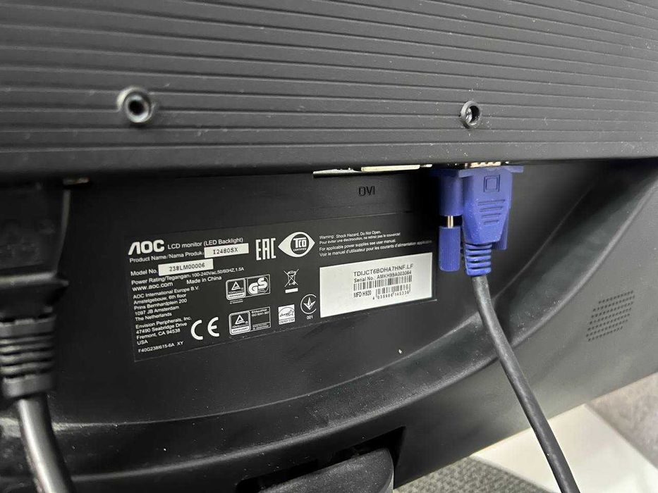 Комплект ПК HP ProDesk 400 + монітор 24" AOC + клава + миша