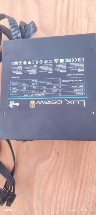 Fonte Aerocool LUX850