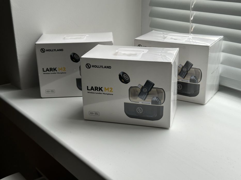 Hollyland Lark M2 USB-C запаковані з пломбами