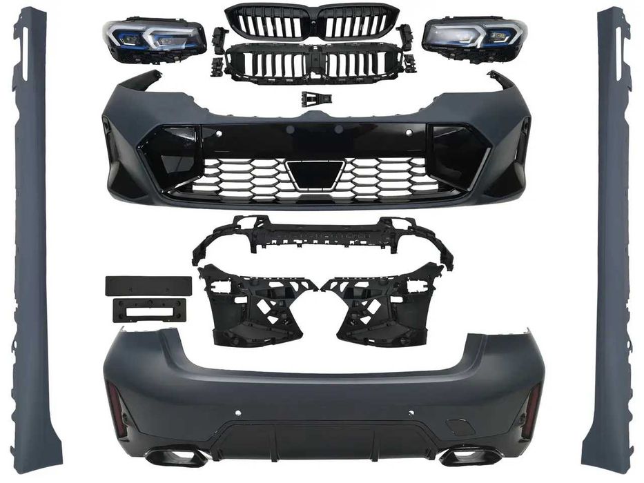 Комплект рестайлинга+Фары Laser M-Paket V2 BMW 3 Series G20 18-22год.