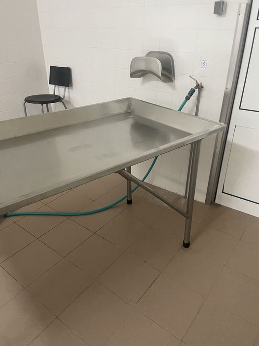 Bancada de enchimento - Aço inoxidável reforçado