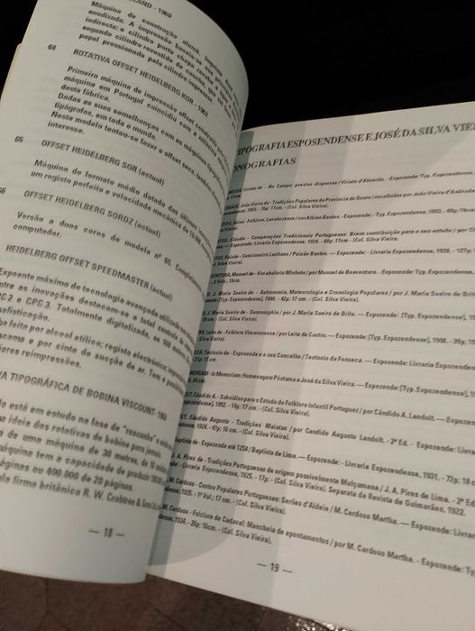A História da Tipografia e José da Silva Vieira "Esposende"