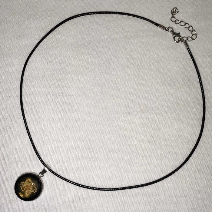 N142 Naszyjnik Ryby Znak Zodiaku Handmade