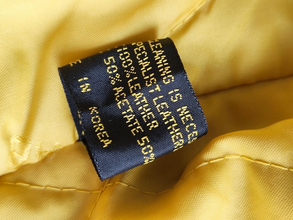Жіноча вінтажна шкіряна куртка Yellow cab made in Korea 80-90, S/M