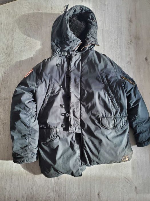 Крутая RALPH LAUREN Down Arctic Denim парка оригинал L