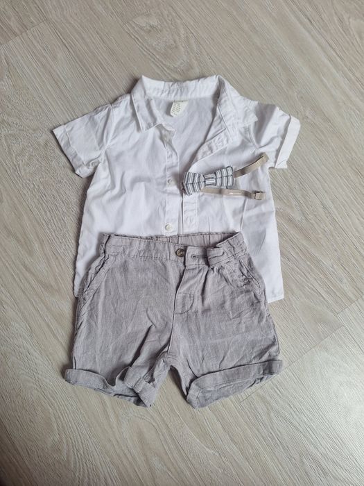 Elegancki zestwa chłopięcy roz 80