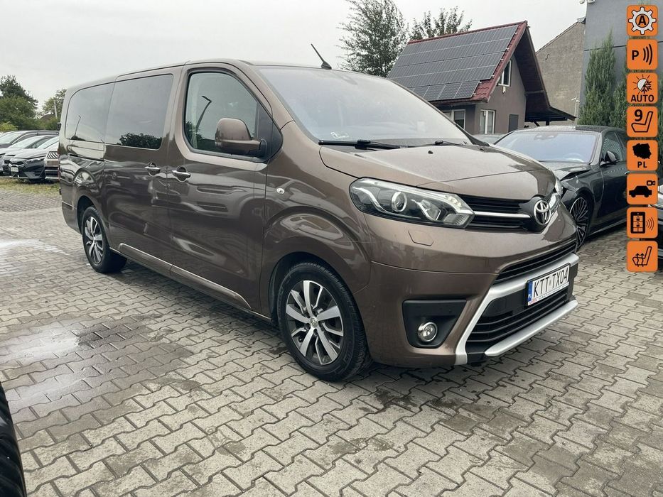 Toyota Proace Verso Salon PL Long 9 os. Auto. Podgrzewanie Kamera