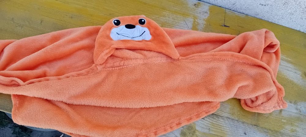 Manta / toalha para bebé com capuz