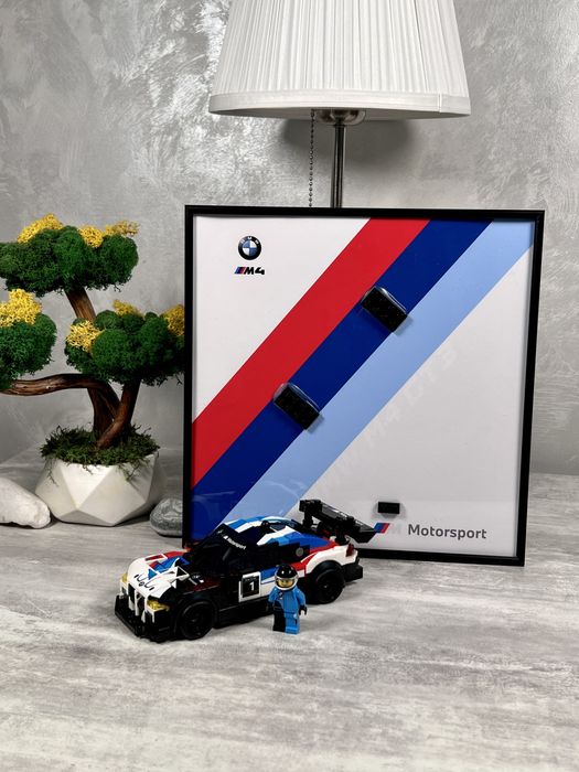 2 Рамки для Lego speed champions BMW M4 GT3 і BMW M Hybrid V8 76922