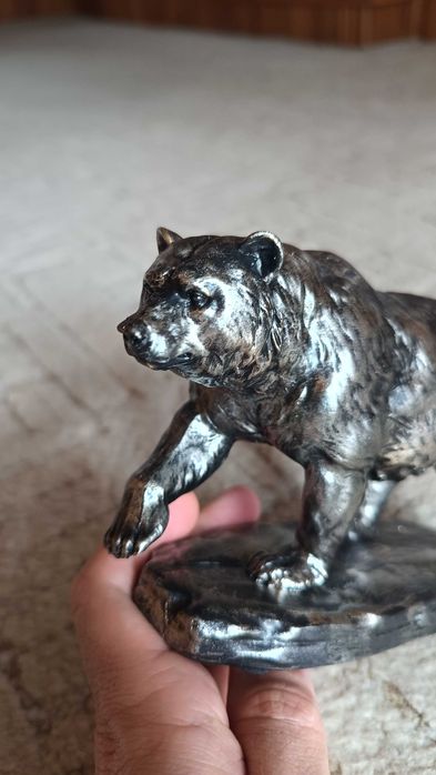 Figurka Żywiczna Niedźwiadek Kolor Brązu