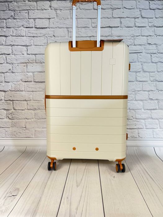 Валіза велика 4 колеса 49403/L біла Snowball (Франція)