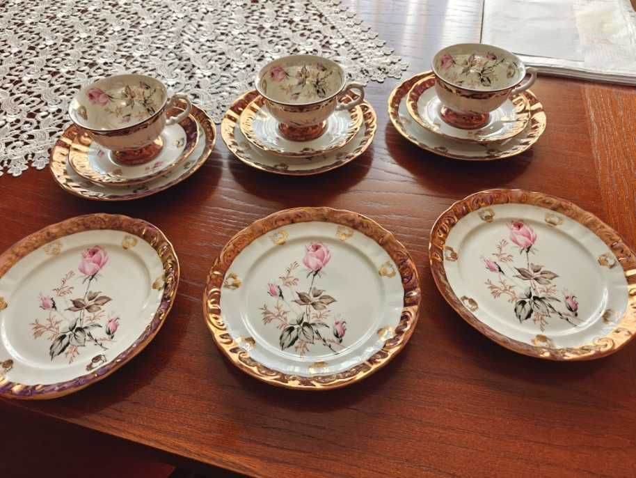 zestaw kawowy z porcelany